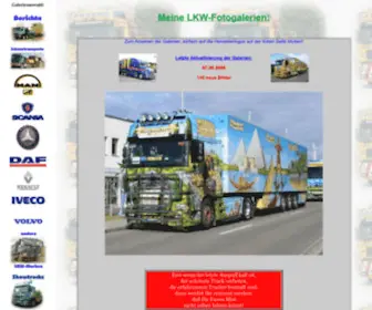 LKW-Bilder.de(LKW-Bildergalerie auf) Screenshot