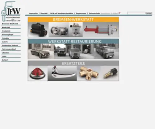 LKW-Restauration.de(JFW Historische LKW eK) Screenshot