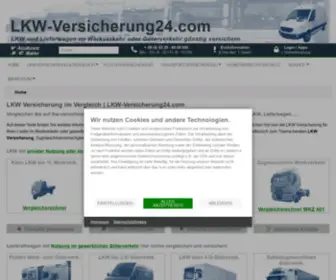LKW-Versicherung24.com(LKW Versicherung im Vergleich) Screenshot