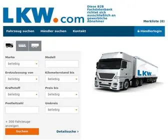 LKW.com(Finden Sie schnell und einfach Ihr Fahrzeug) Screenshot