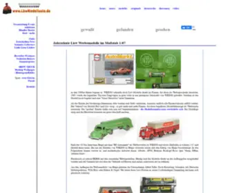 LKwmodellauto.de(Das große Nachschlagewerk für LkwModelle von Transport und Speditionsfirmen LkwModellauto) Screenshot