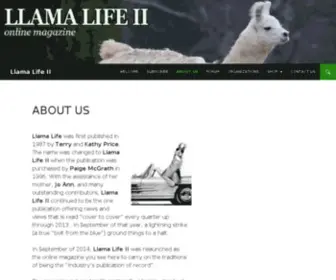 LLamalife.com(Llama Life II News Magazine) Screenshot