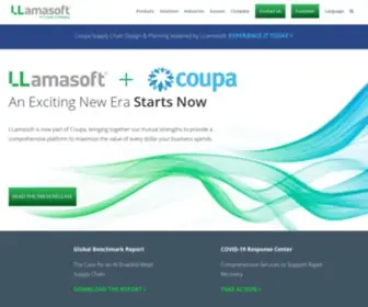 LLamasoft.com(Simulation software) Screenshot