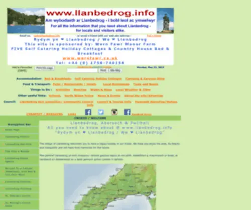 LLanbedrog.info(Llanbedrog Information) Screenshot
