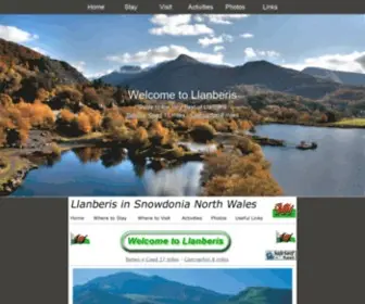 LLanberis.com(Llanberis and Snowdonia) Screenshot