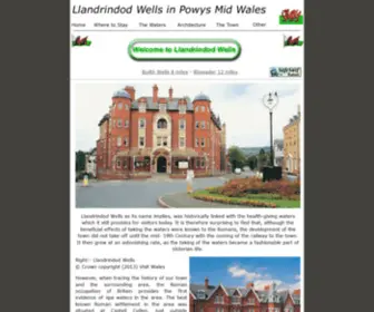 LLandrindod-Wells.com(Bot Verification) Screenshot