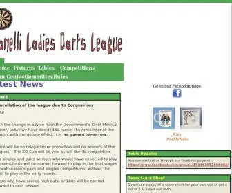 LLanelli-Ladies-Darts.co.uk(Llanelli Ladies Darts League) Screenshot