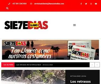 LLanosietedias.com(Llano Siete Dias) Screenshot