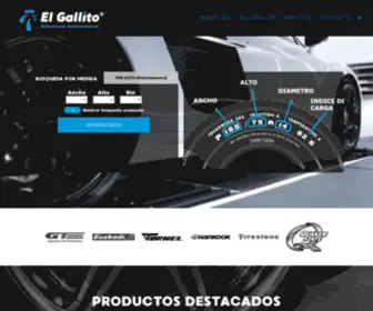 LLantaselgallito.com.mx(El Gallito) Screenshot