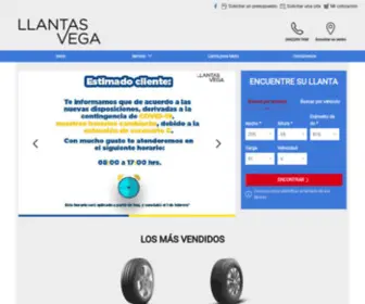 LLantasvega.com.mx(Llantas Vega) Screenshot