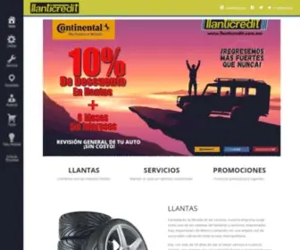 LLanticredit.com.mx(Venta de llantas) Screenshot