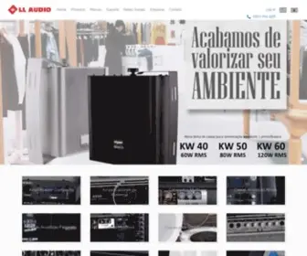 LLaudio.com.br(LL AUDIO) Screenshot