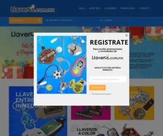 LLaveros.com.mx(Fabricación) Screenshot