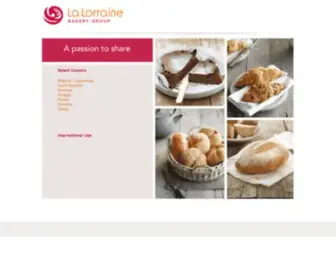 LLBG.com(La Lorraine Bakery Group) Screenshot