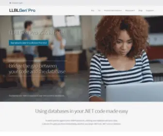 LLBlgen.com(LLBLGen Pro) Screenshot