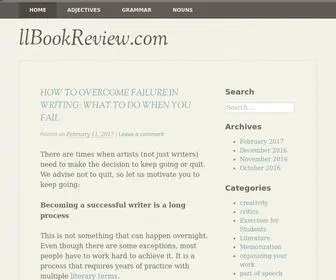 LLbookreview.com(LLBR) Screenshot