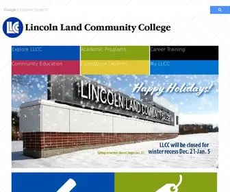 LLCC.edu(Lincoln Land Community College) Screenshot