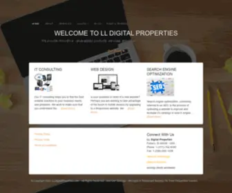 LLdigitalproperties.com(IT Consulting) Screenshot