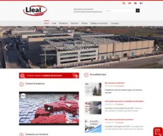 LLeal.com(Fabricación de equipos de proceso) Screenshot