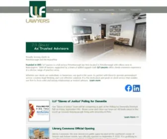 LLF.ca(LLF Lawyers LLP) Screenshot