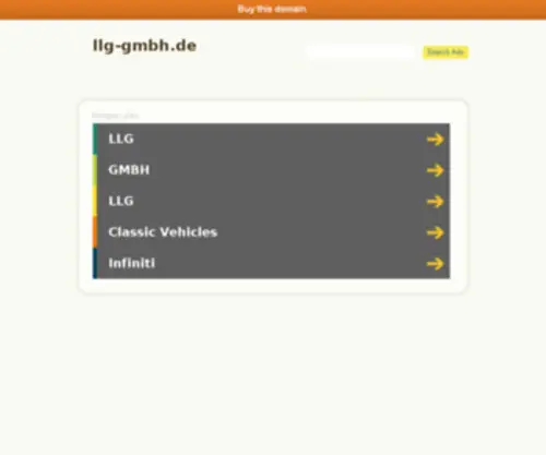 LLG-GMBH.de(LLG GMBH) Screenshot