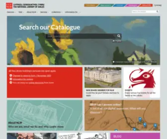 LLGC.org.uk(Llyfrgell Genedlaethol Cymru) Screenshot