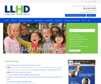 LLHD.org(Ledge Light Health District) Screenshot