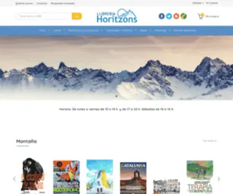 LLibreriahoritzons.com(Libros de montaña y viajes) Screenshot