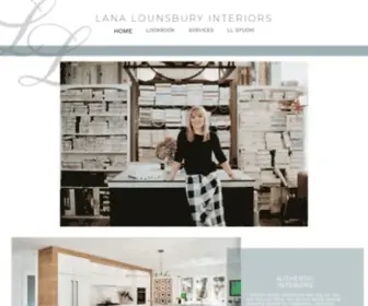 LLinteriors.ca(Lana Lounsbury Interiors) Screenshot