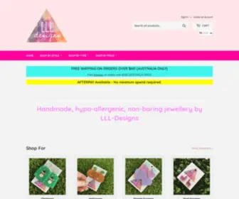 LLLdesigns.com.au(Do you love handmade jewellery) Screenshot