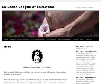 LLLoflakewood.org(La Leche League of Lakewood) Screenshot