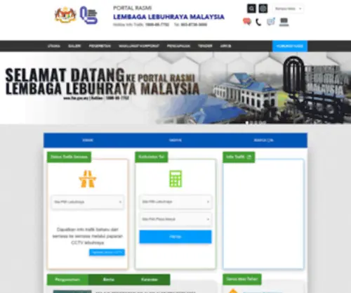 LLM.gov.my(Lembaga Lebuhraya Malaysia) Screenshot