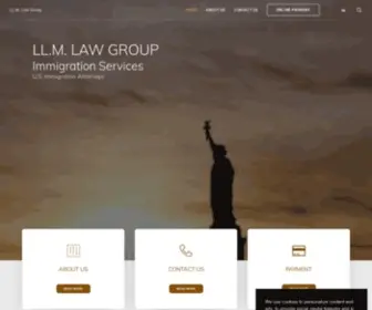 LLmlaw.com(Immigration Law) Screenshot