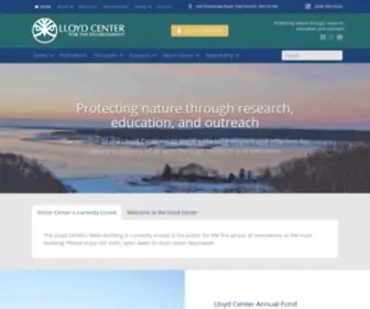 LLoydcenter.org(Protecting nature through research) Screenshot