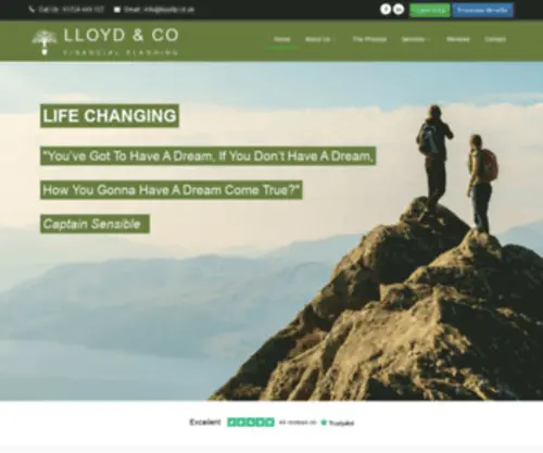 LLoydfp.co.uk(Lloyd & Co Financial Advice) Screenshot