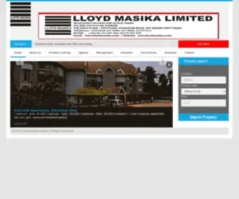 LLoydmasika.co.ke(Lloyd Masika) Screenshot