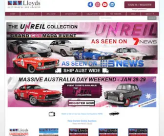 LLoydsauctions.com.au(Lloyds Auctions) Screenshot