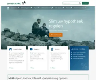 LLoydsbank.nl(Kies voor een goede persoonlijke service en bekijk het productaanbod van Lloyds Bank) Screenshot