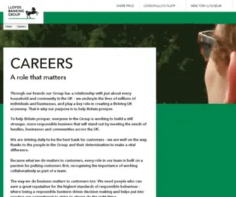 LLoydsbankinggroup-Careers.com(Lloyds Banking Group) Screenshot
