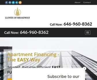 LLoydsofbroadway.com(Apartment Loans) Screenshot