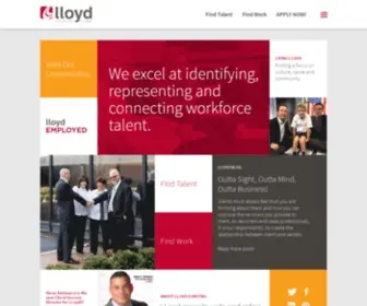 LLoydstaffing.com(LLoyd Staffing) Screenshot