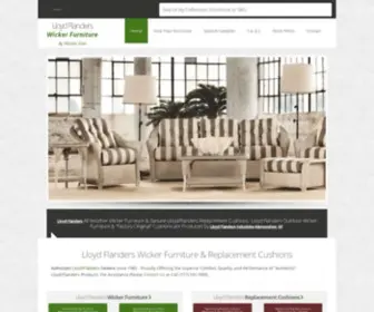 LLoydwickerfurniture.com(Lloyd Flanders Wicker Furniture & Replacement Cushions) Screenshot
