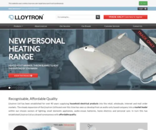 LLoytronuk.co.uk(Lloytron Ltd) Screenshot