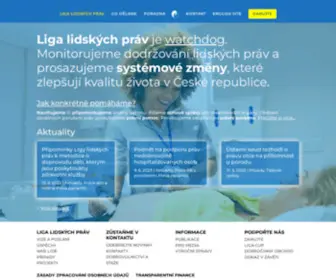 LLP.cz(Liga lidských práv) Screenshot