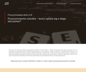 LLR.com.pl(Long Tail SEO) Screenshot