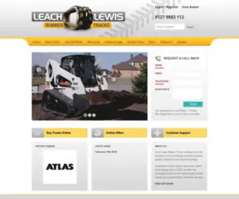 LLRT.co.uk(Leach Lewis Rubber Pads allow you to keep a steel tracked machine and benefit from the advantages) Screenshot