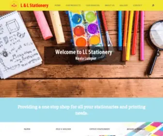 LLstationery.com(L & L Stationery) Screenshot