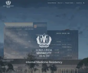 LLuhmedicine.com(The Internal Medicine Residency Program at Loma Linda University) Screenshot