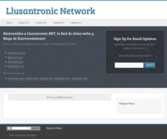 LLusantronic.net(Llusantronic Network) Screenshot