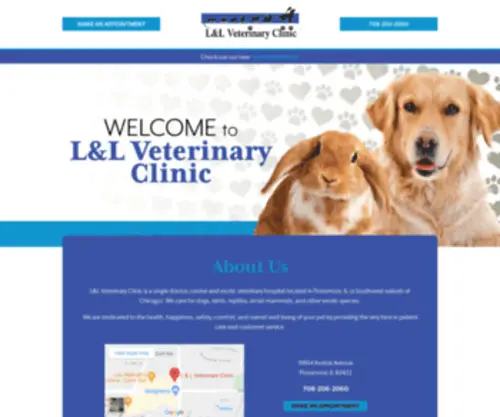 LLvet.net(L&L Veterinary Clinic) Screenshot